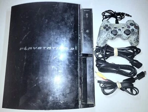 Sistema de consola Sony Playstation 3 CECHE01 negro 80 GB retrocompatible buen estado - Imagen 1 de 3
