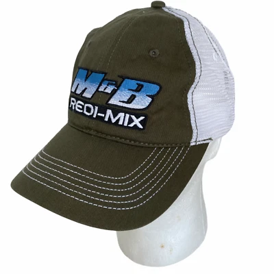 District DT  Mesh Brown Low Profile Unstructured Hat Baseball Trucker Logo - Image 1 of 4