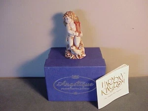 Retirada Harmony Kingdom 2001 edición cronometrada caja de Navidad hermoso gesto animal ángel - Imagen 1 de 9