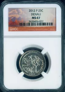 2012 Denali Quarter NGC MS67 Quality - Picture 1 of 2