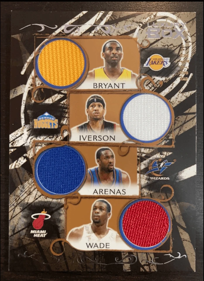 Kobe Bryant / Allen Iverson.. 2006 TOPPS LUXURY SEVEN JERSEY 09/19 - Photo 1/2