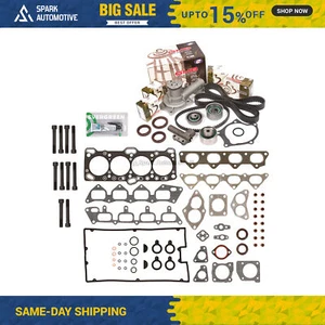 Head Gasket Set Timing Belt Kit Water Pump Fit 89-92 Mitsubishi Eagle 4G63 - Picture 1 of 12