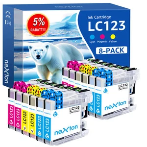 LC 123 XL Farbset patronen Kompatibel Brother MFC-J 4410 4510 470 DW DCP-J 4110W - Bild 1 von 6