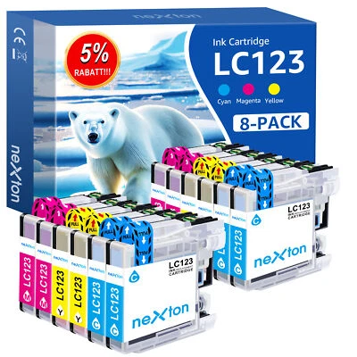 LC 123 XL Farbset patronen Kompatibel Brother MFC-J 4410 4510 470 DW DCP-J 4110W - Bild 1 von 4