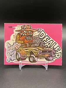 1973 Donruss Pink Fantastic Odd Rods Stickers Series 1 Dealer #105 - Picture 1 of 2