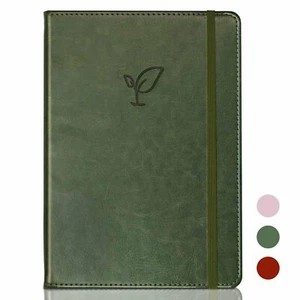 Lined Journal Notebook for Women Men, 256 Pages Hardcover Leather Journals for W - Picture 1 of 7