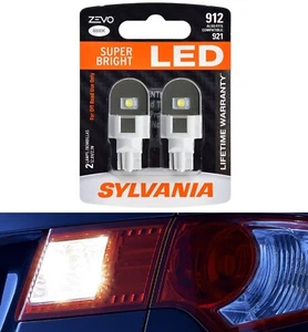 Sylvania ZEVO LED Light 912 White 6000K Two Bulbs High Mount Stop Brake Stock B - Picture 1 of 10