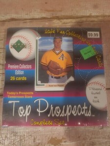 NIP Vintage 1991 Baseball Upper Deck Top Prospects Factory Sealed Box 26 Cards