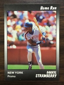 1991 Star Company DARRYL STRAWBERRY Limited Edition HOME RUN PromoCard 300 Print