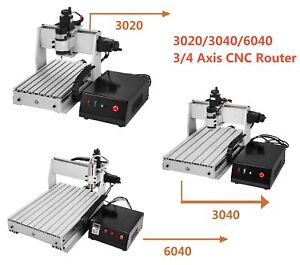 VEVOR CNC Router Engraver CNC Milling Machine 3020/3040/6040 Woodworking Tools