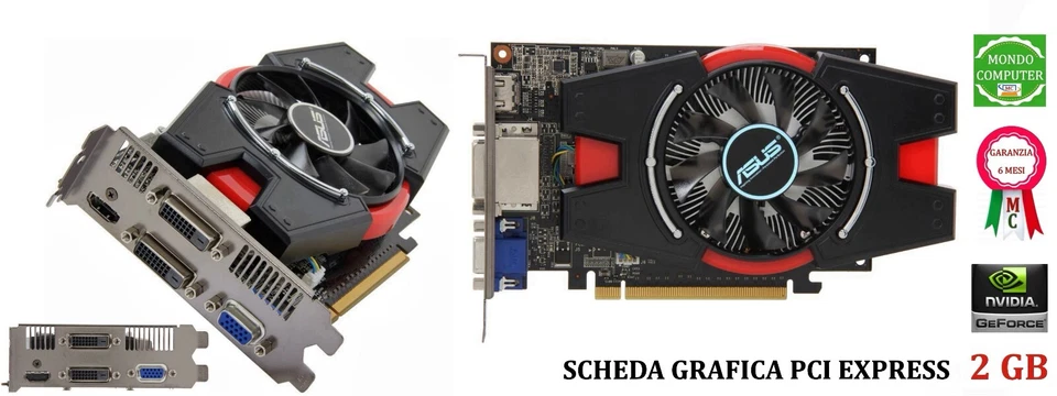 SCHEDA GRAFICA PCI EXPRESS 2 GB ASUS GT 640 - Immagine 1 di 1