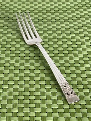 Tenedor de cena Oneida Community Coronation plateado 1936 cubiertos Foto 1 de 4