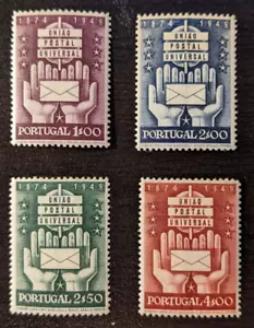 Portugal. Scott's 713-716. MLH. UPU. tienda de estampillas de sal. - Imagen 1 de 2
