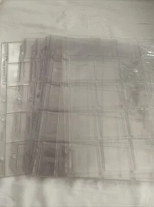 35mm Slide Sleeves EMPTY - Quantity 10 pages, used, holds 200 35mm slides MIXED - Picture 1 of 2
