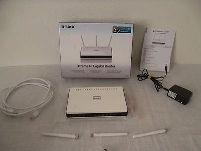 D-Link Xtreme Wireless-N Gigabit Broadband Router QoS 300N DHCP 802.11n DIR-655 - Image 1 of 4