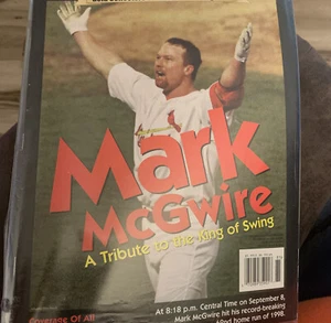 Rivista Baseball Serie Oro da Collezione Mark McGwire 1998 - Foto 1 di 2