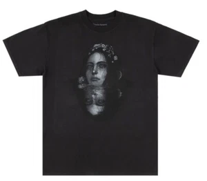 Camiseta Negra Gracie Abrams Mercancía Oficial Good Riddance Tour Dateback M NUEVA - Imagen 1 de 7