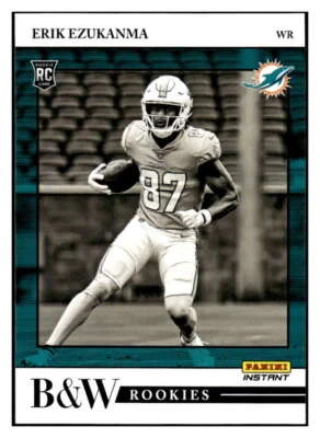 ERIK EZUKANMA RC 2022 Panini Instant Black & White ROOKIE /649 #BW35 NF ID:48875 - Image 1 of 2