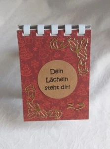 weihnachtlich verzierter Sprüche Adventskalender für Verliebte - zum Aufstellen - Bild 1 von 10