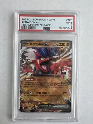 Pokemon TCG Koraidon ex Prize Pack Play Promo PSA 9 - Image 1 of 2