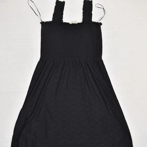 Michael Kors Women's Fit & Flare Midi Dress Sleeveless Polyester Black Size XL - Picture 1 of 8