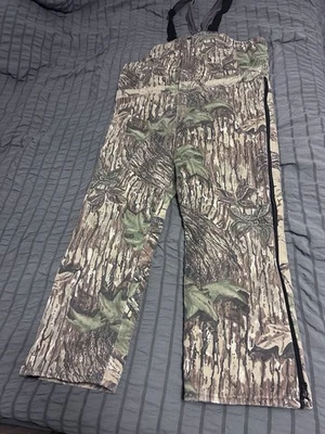 Vintage Walls Blizzard Pruf Insulated Bib Overalls Men XL 42-44 Camo Hunting USA - Image 1 of 4