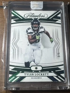 Fútbol impecable Panini 2023 Tyler Lockett gema preciosa esmeralda #3/5 Seahawks - Imagen 1 de 3
