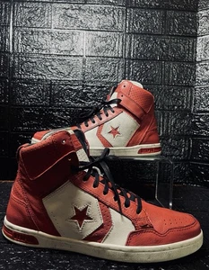2012 Converse X John Varvatos Weapon Distressed Red (142966C) Sneakers Sz M/10 - Picture 1 of 9