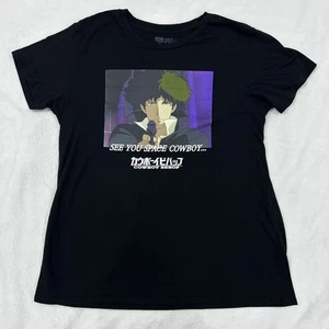 Cowboy Bebop Retro Anime Cartoon Gr. XL schwarz kurzarm Spike T-Shirt - Bild 1 von 7