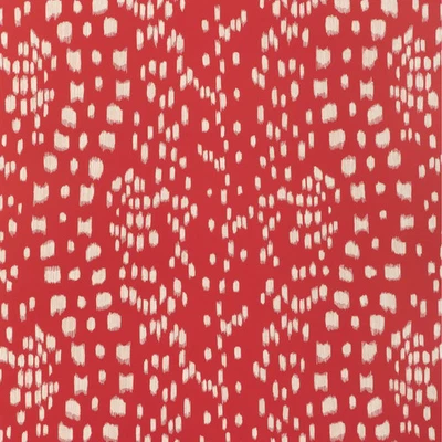 TELA - BRUNSCHWIG & FILS - Les Touches Reverse - Rojo - Pedido mínimo 2 yardas Foto 1 de 2