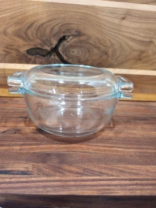 Pyrex De Corning France runde Backform mit Deckel - Bild 1 von 7
