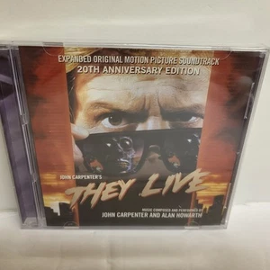 Rare Sealed! THEY LIVE Expanded OST Edition John Carpenter & Alan Howarth CD New - Picture 1 of 5