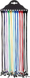 Paquete de 12 correas para gafas 24,4 pulgadas multicolor cables de nailon soporte seguro para gafas  - Imagen 1 de 12