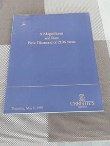 Christie’s Geneva – Magnificent and Rare Pink Diamond of 21.06 Carats, May 1989 - Imagen 1 de 1