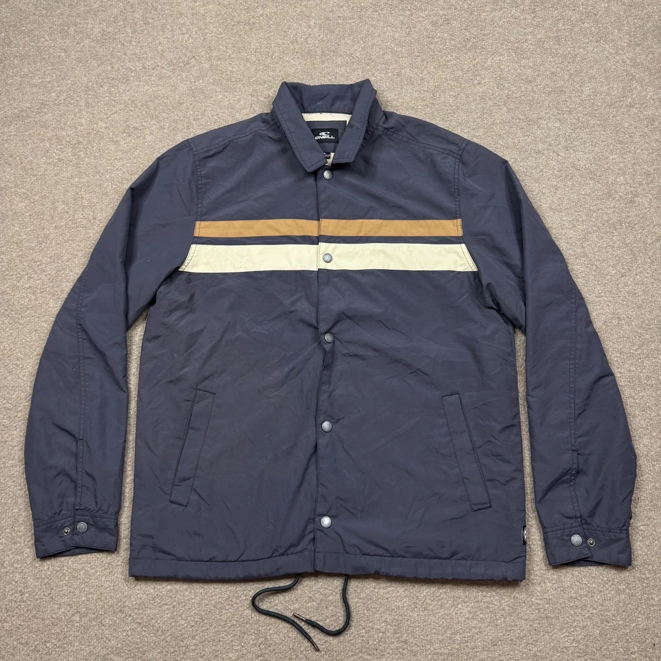 Chaqueta cortavientos O'neill para hombre talla M gris abotonada manga larga forrada sherpa Foto 1 de 4