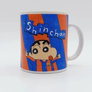Taza Cup Mug Shin Chan 1992 FC Barcelona oficial product Barça 2003 Spain vintag - Imagen 1 de 4