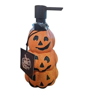 Halloween Seifenspender drei Stapel Jack-o'-Laternen von Ghouls Night - Bild 1 von 2