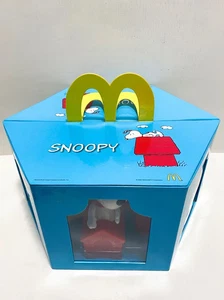 Rare 2003 McDonald’s Japan Snoopy Happy Set Box of 6 Figures Unopened US SELLER - Picture 1 of 2