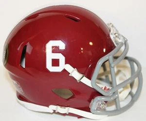 2020 DeVonta Smith Alabama Crimson Tide Heisman Custom Riddell Mini Helmet - Picture 1 of 3