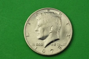 1973-P BU postfrisch Staat Kennedy US halbe Dollar Münze - Bild 1 von 2