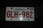 New Brunswick Canada Nummernschild mit Steuermarke 2011 - license plate