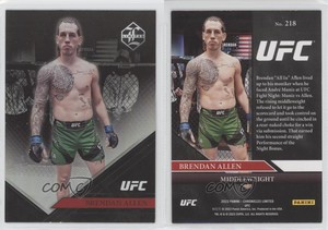2023 Panini Chronicles UFC Limited Brendan Allen #218