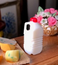 Carton Of Milk, Dolls House Miniature, Food Drink Accessory