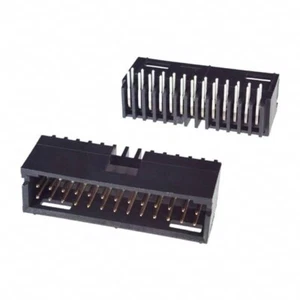 AMP 1-103166-1 Header rechtwinklig mit Kapuze 26 gold geblitzte Pins in 2-reihig - Bild 1 von 1