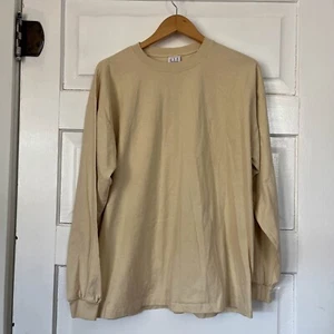 Camiseta Gap Clásica Manga Larga Algodón Informal Todos los Días Top XL - Imagen 1 de 7