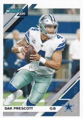 2019 DONRUSS FOOTBALL DAK PRESCOTT DALLAS COWBOYS - B2873-1 - Image 1 of 2