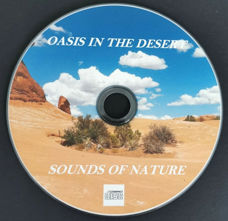 Natural Sounds Oasis in the Desert CD- Relaxation, Stress Relief Deep Sleep  - Image 1 of 1