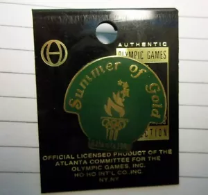 Summer of Gold Atlanta 1996 Olympic Games Pin BRAND NEW! - Picture 1 of 3
