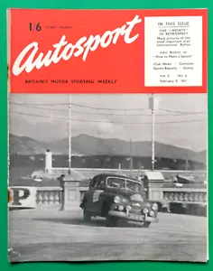 Autosport Feb 9th 1951 Vol 2 No6. - MONTE CARLO RALLY - ULSTER HYBRIDS - Picture 1 of 4
