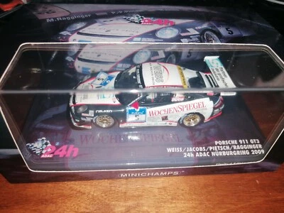 Minichamps 1/43 Porsche 911 GT3 #5 Nurburgring 24h 2009 - Immagine 1 di 2